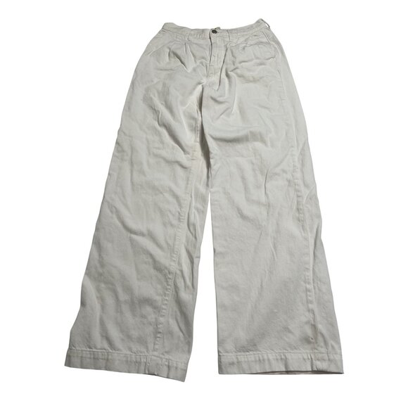 Madewell The Harlow Wide-Leg Jean in Tile White - Picture 1 of 9